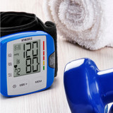 Automatic Wrist Blood Pressure Monitor with Smart Measure Technology - Lifestyle Shot