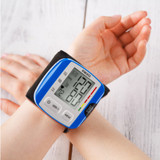 Automatic Wrist Blood Pressure Monitor with Smart Measure Technology used on wrist