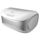 White | Angled view of white Homedics TotalClean Desktop Air Purifier