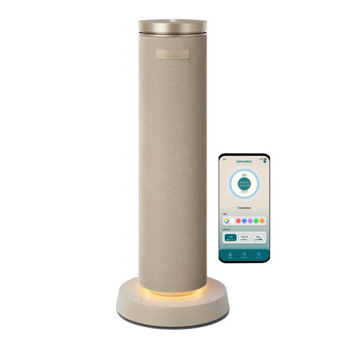 Front view image of SereneScent™ Fabric Waterless Diffuser which is mobile controlled