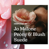 Inspired by the essence of Homedics® SereneScent™ Sueded Peony.