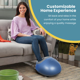 Blue | Make Lemonade Shiatsu Air Elite is a customizable home massage experience