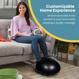 Black | Make Lemonade Shiatsu Air Elite is a customizable home massage experience