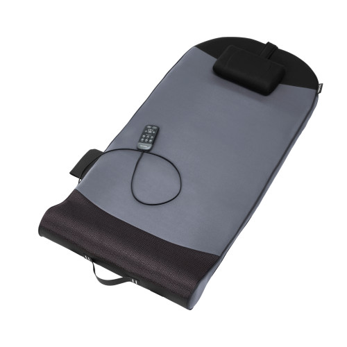 Angled view of the Homedics Body Flex Back Stretching Mat with Heat