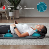 Close-up of the controller for the Homedics Body Flex Back Stretching Mat with Heat