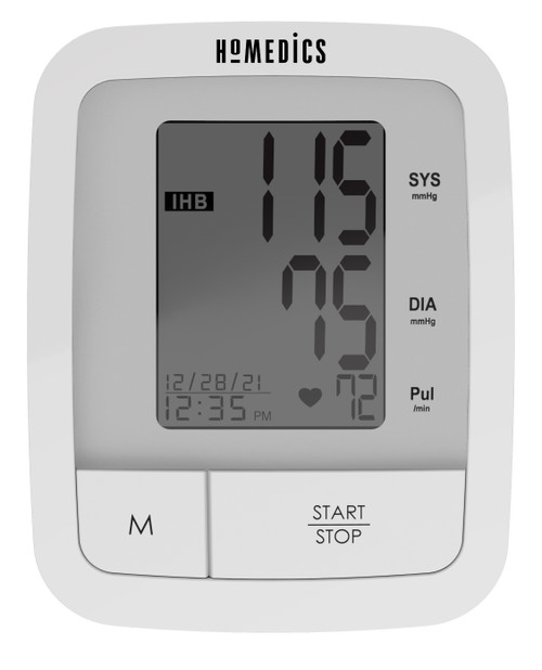 Front view of the Homedics Automatic Arm Blood Pressure Monitor