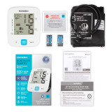 Contents in the box of Homedics® Upper Arm 600 Series Blood Pressure Monitor