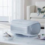 White | White Homedics TotalClean Desktop Air Purifier on table