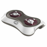 Angled view of the Homedics Shiatsu Deluxe Foot Massager with Heat
