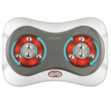 Top-down view of the Homedics Shiatsu Deluxe Foot Massager with Heat with heating element highlighted