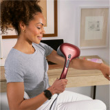 image shows using Thera-P Percussion Massager with Heat on arms