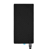 Top-down view of the Homedics 12" x 24" Weighted Gel Heating Pad