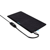Angled view of the Homedics 12" x 24" Weighted Gel Heating Pad