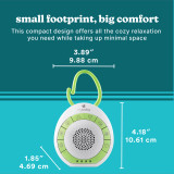 small footprint, big comfort This compact design offers all the cozy relaxation you need while taking up minimal space
