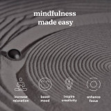 21-inch, black | drift sandscape sand table helps you increase relaxation, boost your mood, inspire creativity, and enhance focus