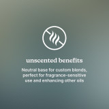 unscented benefits-Neutral base for custom blends, perfect for fragrance-sensitive use and enhancing other oils