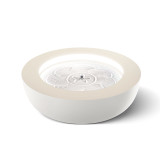 16-inch, cream | Angled view of the 16" Homedics drift sandscape sand table in cream