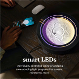 Black | drift 11" is app controlled, WiFi enabled, customizable ambient lighting, and simple set-up