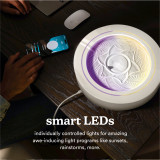 Cream | drift 11" is app controlled, WiFi enabled, customizable ambient lighting, and simple set-up