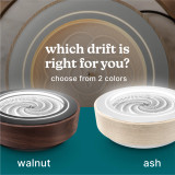 White Ash |  drift 11" wood has two color variants: White Wash and Walnut