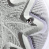 White Ash | Zoomed in view of the drift 11" wood