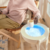 White Wash | drift 21" wood stand puts the drift sand table at the perfect height to make it more than just a sand table