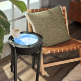 Walnut | drift 21" wood stand fits well in any space