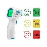 images shows different temperature readings on Non-Contact Infrared Body Thermometer