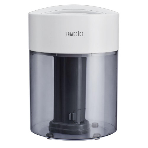 Angled view of the Homedics TotalComfort Ultrasonic Cool Mist Humidifier