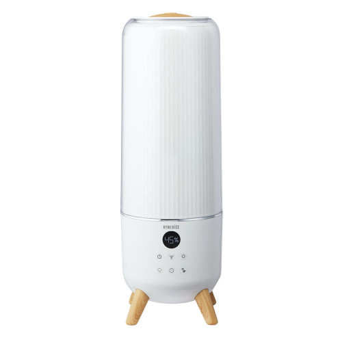 Front view of the Homedics TotalComfort Deluxe Tower Ultrasonic Humidifier